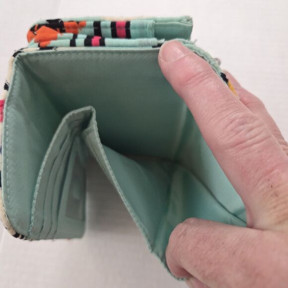 Vera Bradley Pueblo Pattern Snap / Zip Up Wristlet Wallet - Picture 8 of 8